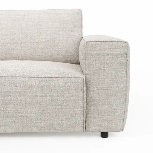 Sofa Lilaia - 1,5-Sitzer XL Tief mit 1,5-Sitzer XL, Stoff, Kaschmir