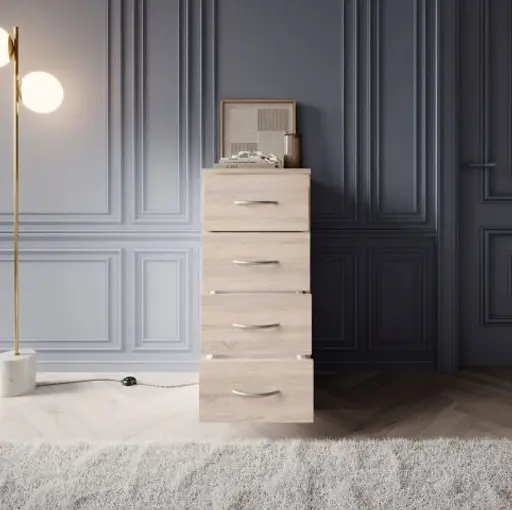 Kommode - B ca. 38 cm, Sonoma Eiche Nachbildung