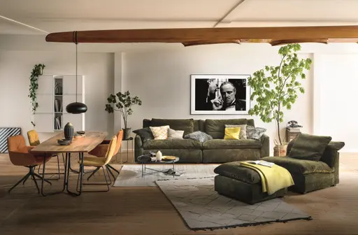 Sofa Ulf - 3,5-Sitzer, Cord, Moos