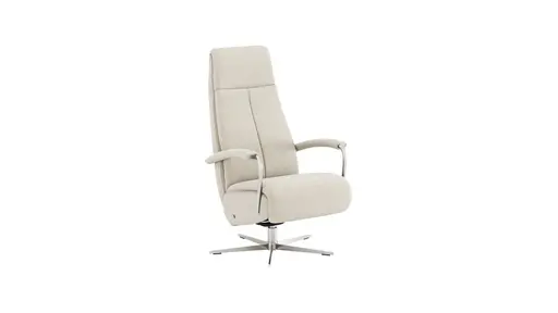 Relaxsessel Rafael - inkl. Relaxfunktion, Stoff, Beige
