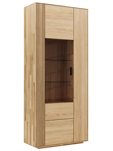 Vitrine Estana - Eiche massiv, legno