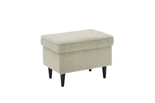 Hocker - Webstoff, Beige