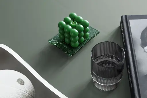 Esstisch Hakon - ausziehbar, LB 180x90 cm, Fenix, Salbei, Gestell Schwarz