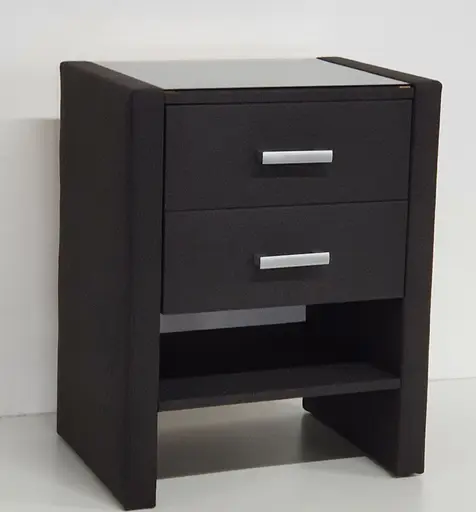 Nako HOLLIE- 2 Schübe, Stoff, Anthrazit