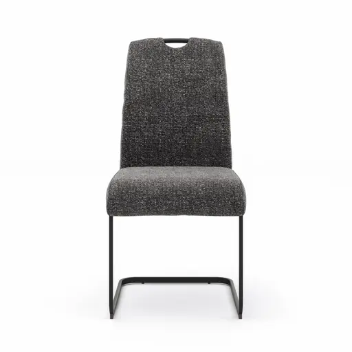 Freischwinger Dinner - Stoff, Anthrazit