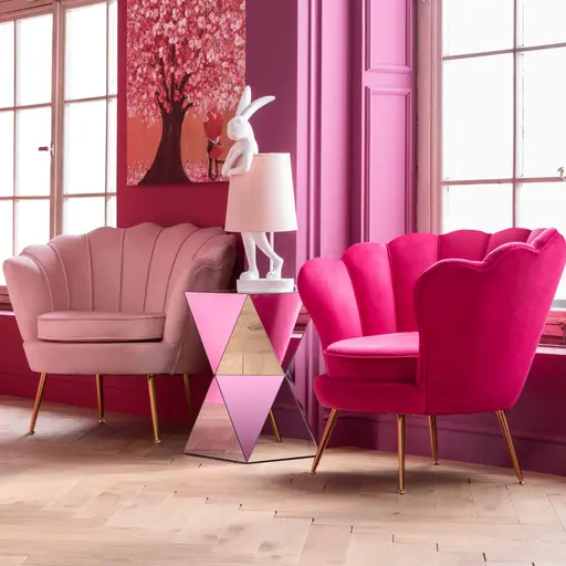 Beistelltisch- LB ca. 32x32 cm, Glas, Verspiegelt, Weiß