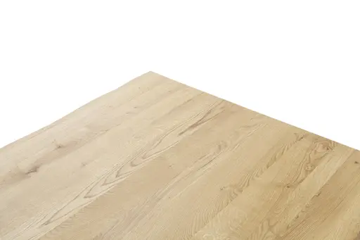 Esstisch - LB ca. 200x100 cm, Wildeiche massiv geölt, Baumkante