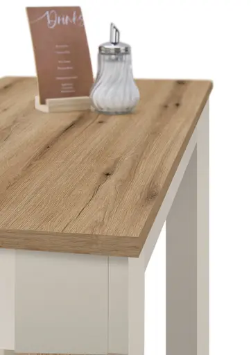 Bartisch - LB ca. 115x50 cm, Evoke Eiche Nachbildung, Kaschmir