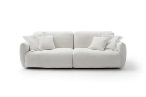 Sofa Till - 3-Sitzer, Stoff, Offwhite