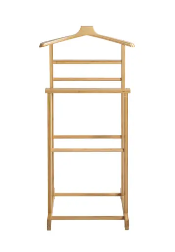 Herrendiener - B/H/T ca. 48x97x36 cm, Bambus naturbelassen