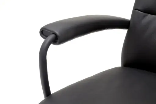 Relaxsessel Rafael - inkl. Relaxfunktion (motorisch), Leder, Schwarz