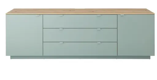 TV-Sideboard - Schilf, Eiche Dekor