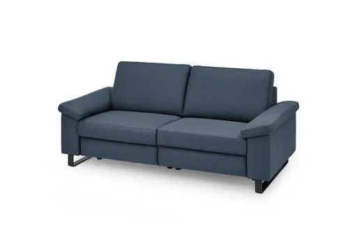 Sofa CALM PLUS 2.0 - 3-Sitzer, Relaxfunktion teilmotorisch, Stoff, Dunkelblau