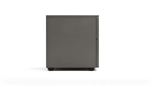 Nachttisch Loretto - Lack matt, Anthrazit