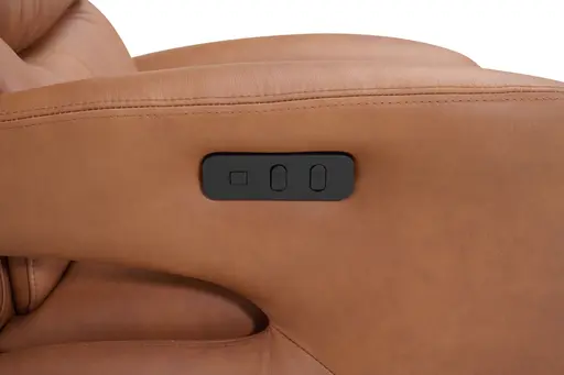 Sessel - Relaxfunktion motorisch, Leder, Rost