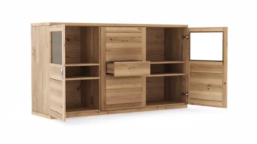 Sideboard Faro Plus - BH ca. 182x100 cm, Wildeiche massiv