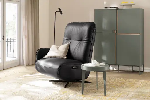 Highboard Venzone - BHT ca. 109x148x41 cm, Lack, Jade