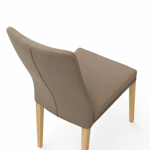 Stuhl Tuma - Leder, Kitt