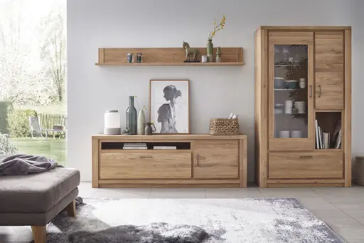 Vitrine Farmingdale - Eiche massiv, legno 