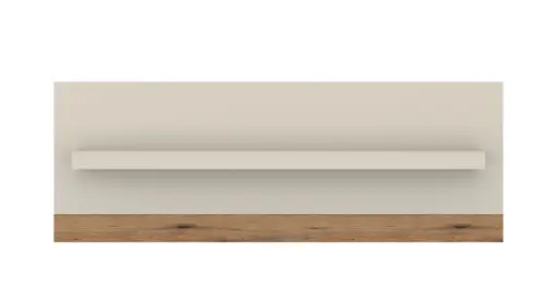 Wandboard - B ca. 200 cm, Kaschmir, Coast Evoke Eiche Nachbildung