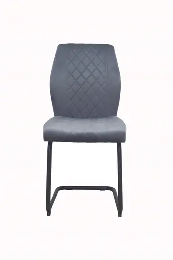 Freischwinger - Microfaser, Dunkelgrau