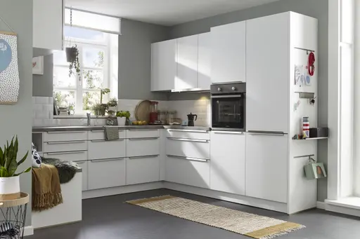 U-Küche 52.180 5 520, Kristallweiß matt