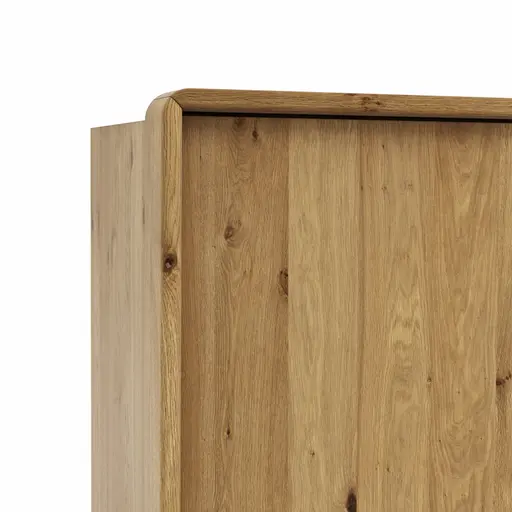 Drehtürenschrank Baltimore - inkl. Passepartout, B ca. 297 cm, Wildeiche massiv