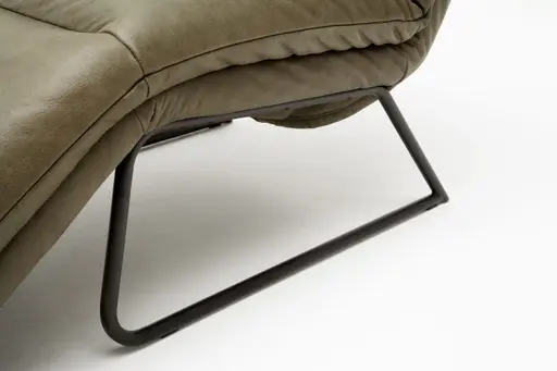 Liege Ferdinand - inkl. Relaxfunktion (motorisch), Leder, Olive