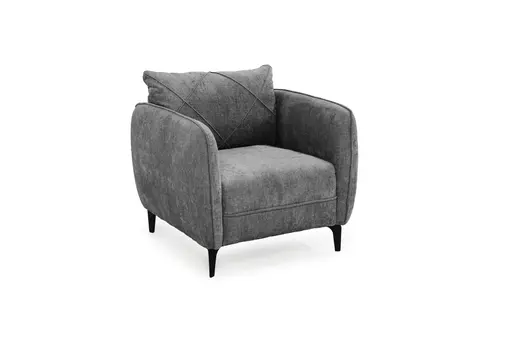 Sessel JERINA - Stoff, Grau