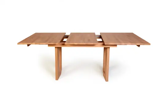 Esstisch - ausziehbar, LB ca. 130x90 cm, Eiche massiv