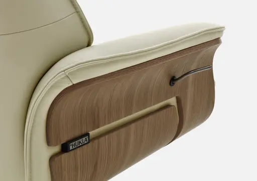 Relaxsessel - Leder, Weiß