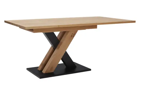 Esstisch Dinner - ausziehbar, LB ca. 130x90cm, Wildeiche massiv