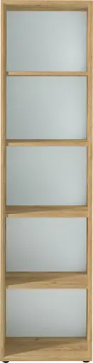 Aktenregal GWEN - B/H/T ca. 50x196x37 cm, Eiche Dekor