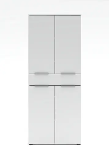 Büroschrank - B ca. 80 cm, Weiß