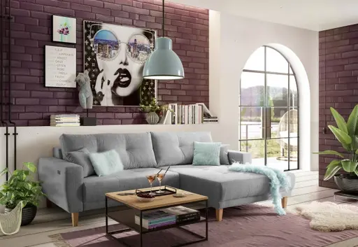 Couchtisch - LB ca. 70x70 cm, Wildeiche Massiv, Schwarz