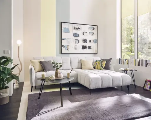 Deko-Kissen - LB ca. 45x45 cm, Mehrfarbig