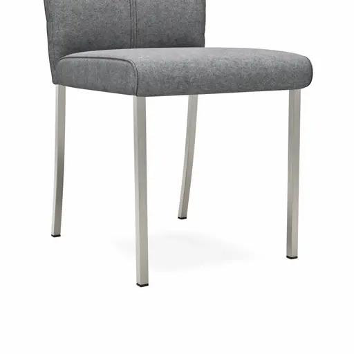 Stuhl 4110 - Wolle, Hellgrau