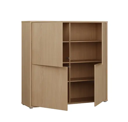 Kommode FAID- B ca. 124 cm, Sandeiche Dekor