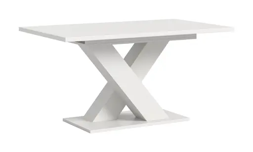 Esstisch - ausziehbar, LB ca. 150x90 cm, Weiß