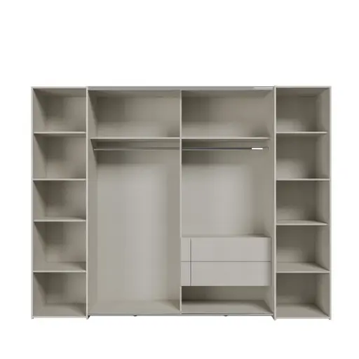  Schwebe-/Drehtürenschrank FAHDA- B ca. 270 cm, Sand