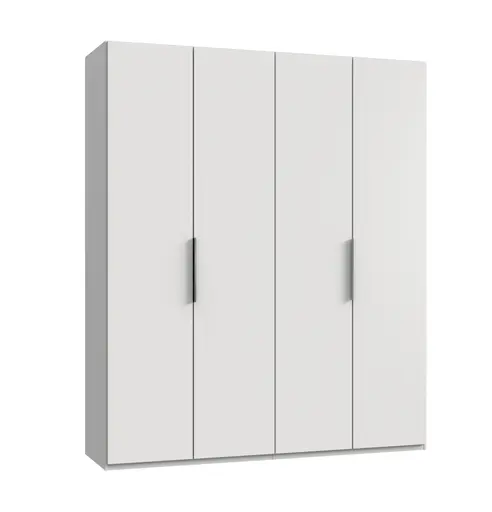 Drehtürenschrank- B ca. 200 cm, Weiß