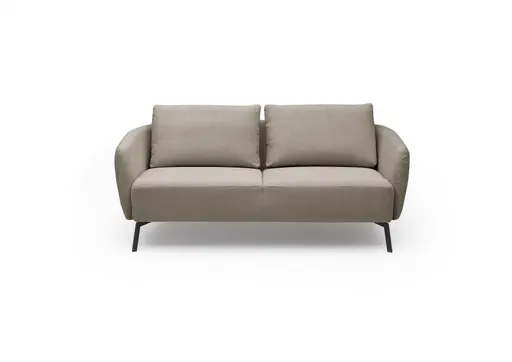 Sofa CARLLOTA - 2,5-Sitzer, Stoff, Silbergrau
