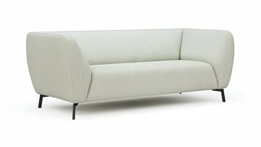 Sofa Morela - 2,5-Sitzer, Stoff, Hellgrau