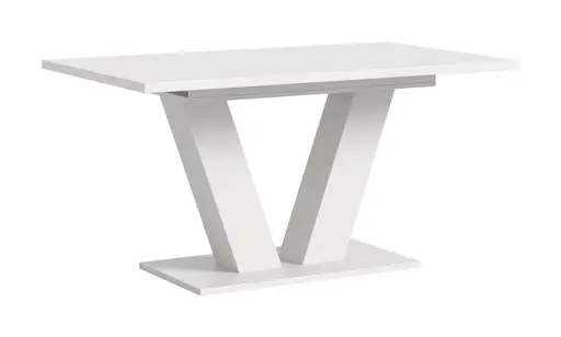 Esstisch - ausziehbar, LB ca. 150x90 cm, Weiß