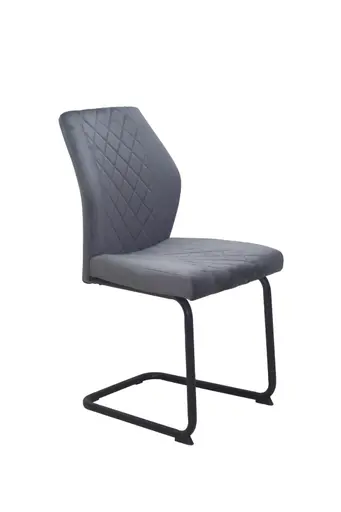 Freischwinger - Microfaser, Dunkelgrau