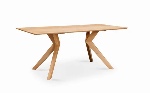 Esstisch - LB ca. 160x90 cm, Wildeiche massiv