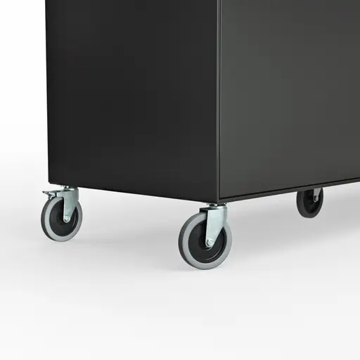 Sideboard Edge - Lack, Schwarz