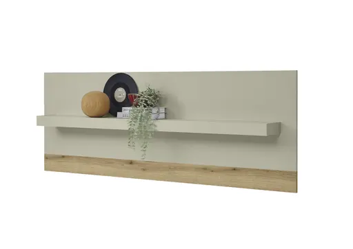 Wandboard - B ca. 200 cm, Kaschmir, Coast Evoke Eiche Nachbildung