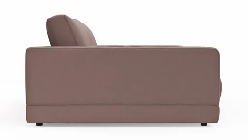 Megasofa Juni Lounge - B ca. 252 cm, Stoff, Rosé