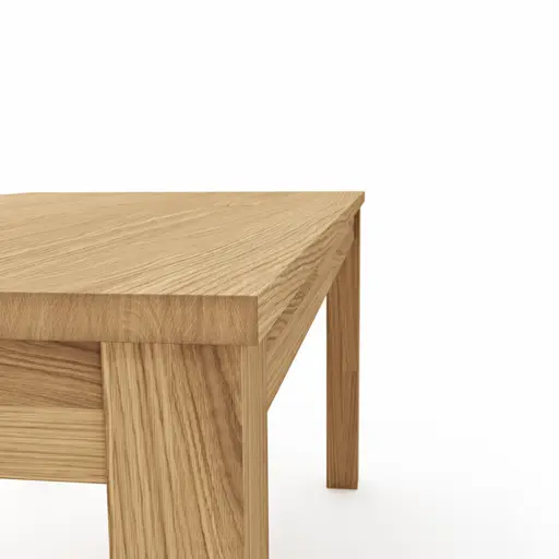 Esstisch Dinner - LB ca. 140x90 cm, Wildeiche massiv